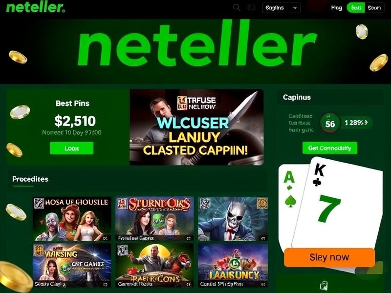 Explore trusted online casinos and gambling games compatible with Neteller. Get expert reviews, guides, and tips on using Neteller for secure and convenient gaming.
